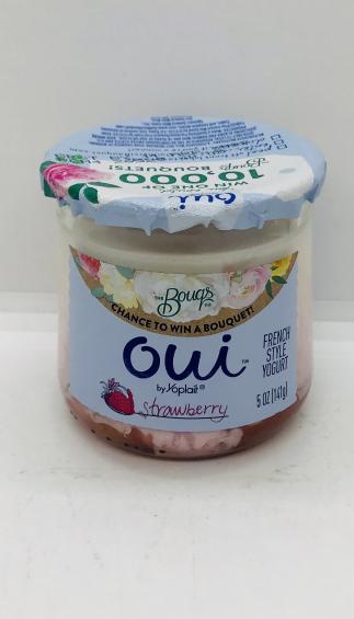 OUI by Yoplait strawberry yogurt 5 OZ