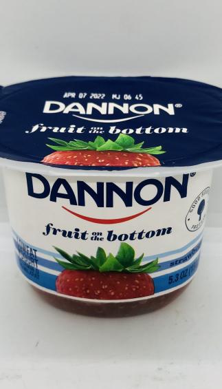 Dannon Strawberry lowfat yogurt 5.3 OZ