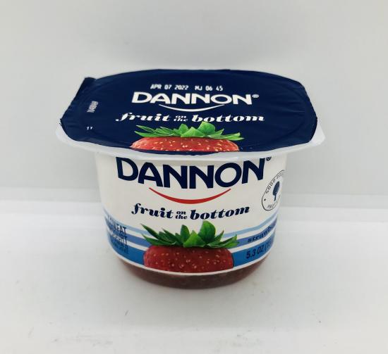 Dannon Strawberry lowfat yogurt 5.3 OZ