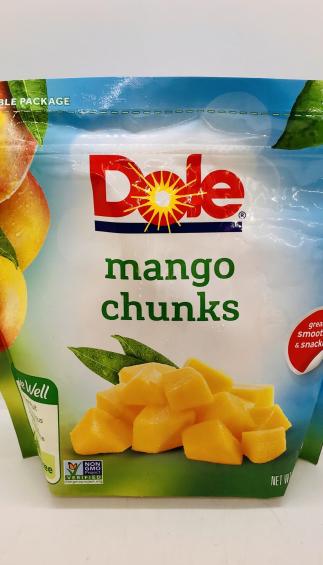 Dole Mango Chunks Keep Frozen 454g