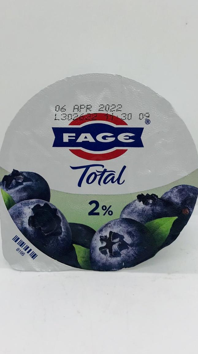 Fage yogurt 2% blueberry 150g.