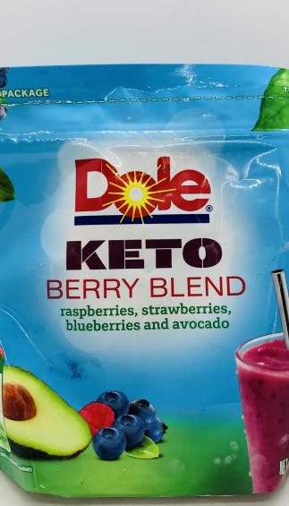 Dole Keto Berry Blend Raspberries, Strawberries, Blueberries & Avocado Keep Frozen 340g