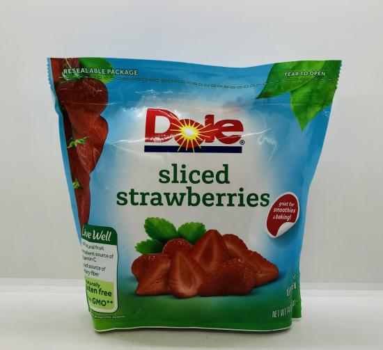 Dole Sliced Strawberries Keep Frozen 397g