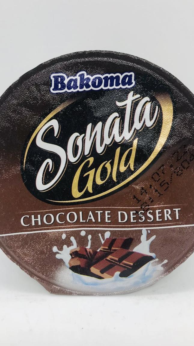 Bakoma Sonata gold chocolate dessert 140g.