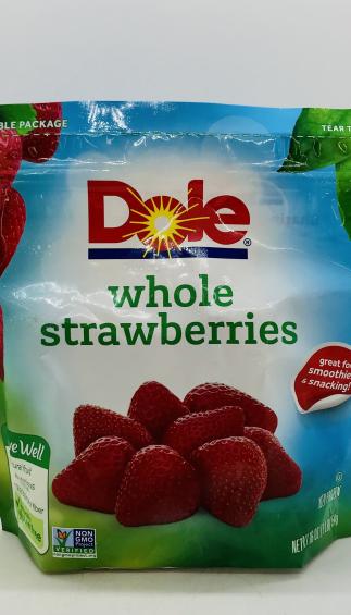 Dole Whole Strawberries Keep Frozen 454g