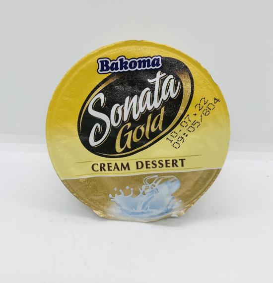 Bakoma Sonata gold cream desert 140g.