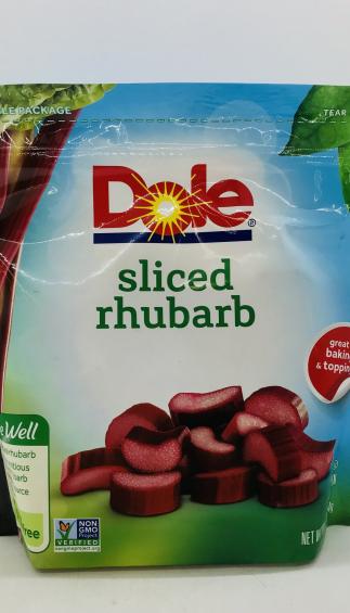 Dole Sliced Rhubarb Keep Frozen 454g