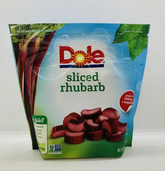 Dole Sliced Rhubarb Keep Frozen 454g