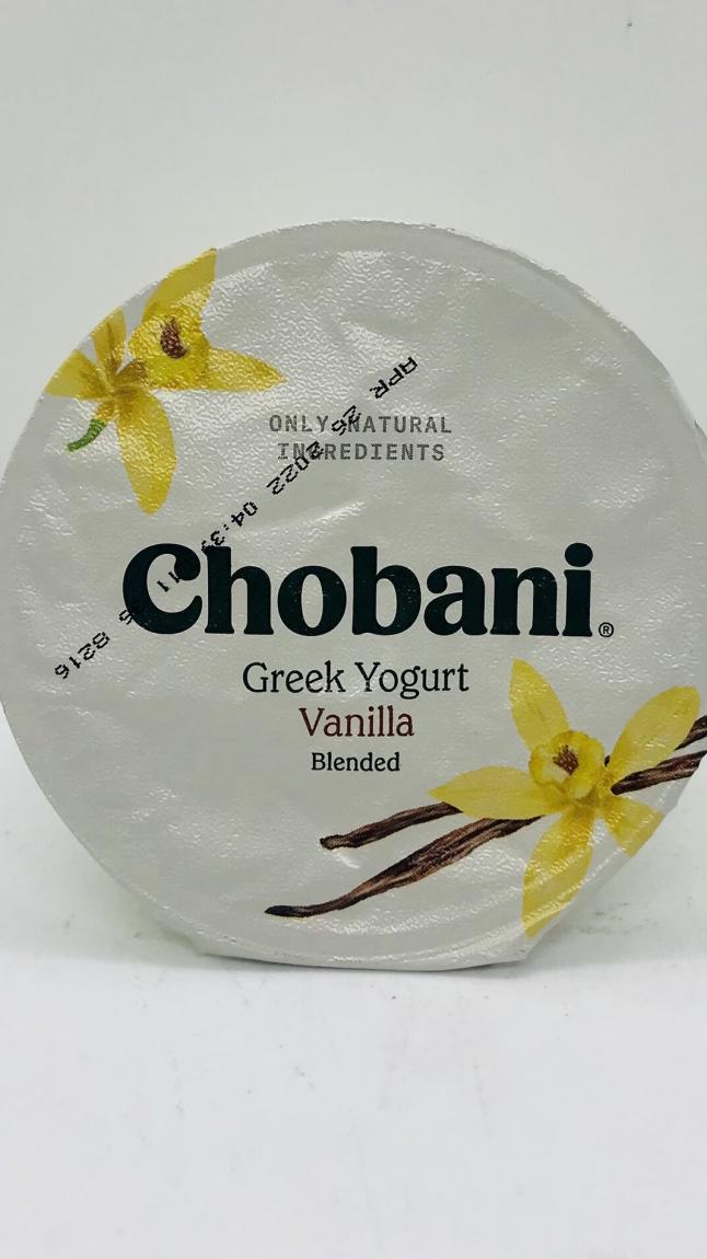 Chobani Greek Yogurt Vanilla 150g.