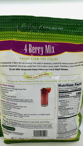 Campoverde 4 Berry Mix Keep Frozen 1.36kg