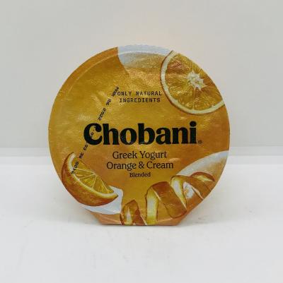 Chobani Greek Yogurt Orange and Cream 150g.