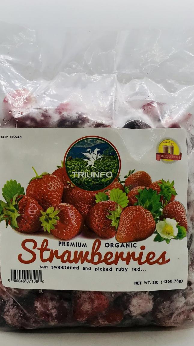 Triunfo Premium Organic Strawberries 1360.78g.