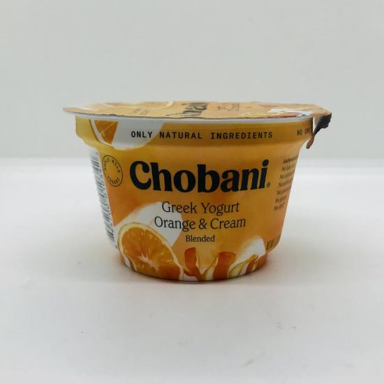 Chobani Greek Yogurt Orange and Cream 150g.