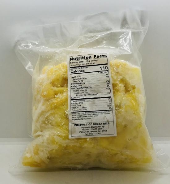 Triunfo Premium Organic Pineapple Chunks 1360.78g.