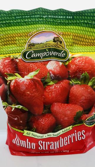 Compoverde Jumbo Strawberries Keep Frozen 1.36kg