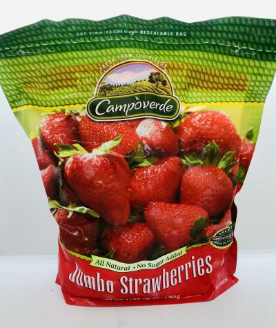 Compoverde Jumbo Strawberries Keep Frozen 1.36kg