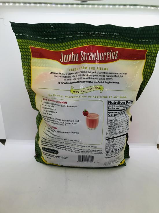 Compoverde Jumbo Strawberries Keep Frozen 1.36kg