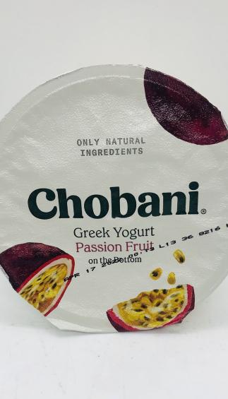 Chobani  Greek yogurt Passion fruit 150g.