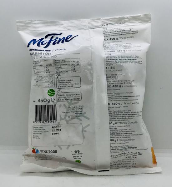 Mcfine Frozen Vegetable Mix 450g.