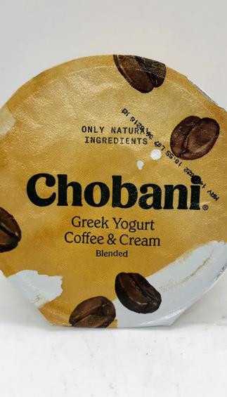 Chobani Greek Yogurt Coffee and Cream 150g.