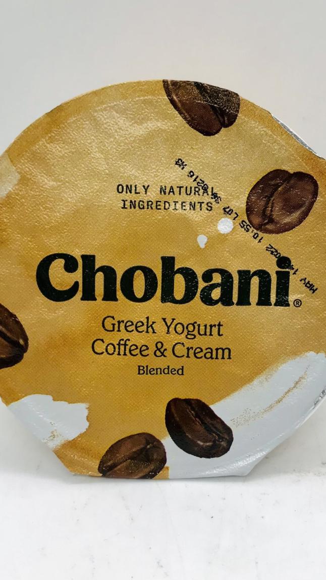 Chobani Greek Yogurt Coffee and Cream 150g.