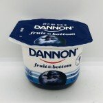 Dannon fruit on the bottom Blueberry 150g.