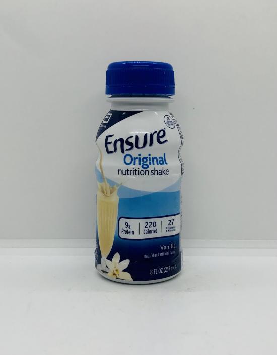 Ensure Original nutrition shake  Vanilla 237mL.