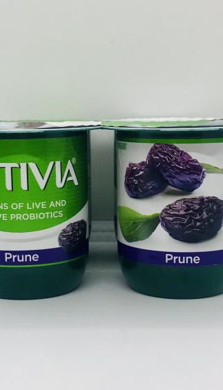 Activia lowfat prune yogurt 113g x 4