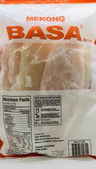 Mekong Basa Swai Fillet Keep Frozen 908g