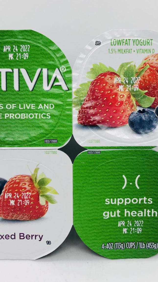 Activia lowfat mixed berry yogurt 113g x 4