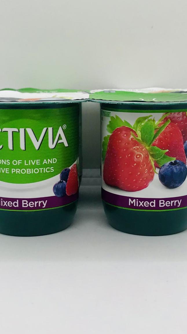 Activia lowfat mixed berry yogurt 113g x 4