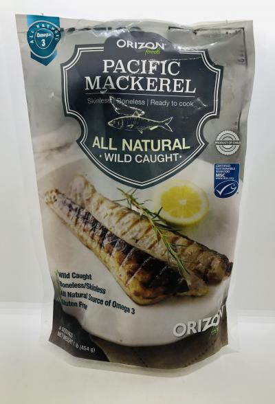 Pacific Mackerel All Natural Wild Caught 454g