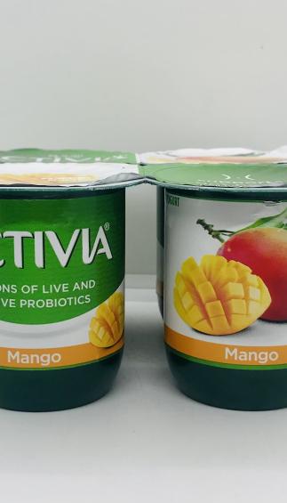 Activia lowfat Mango yogurt 113g x 4