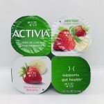 Activia lowfat Strawberry - banana yogurt 113g x 4