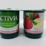 Activia lowfat Strawberry - banana yogurt 113g x 4