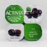 Activia lowfat Black cherry yogurt 113g x 4