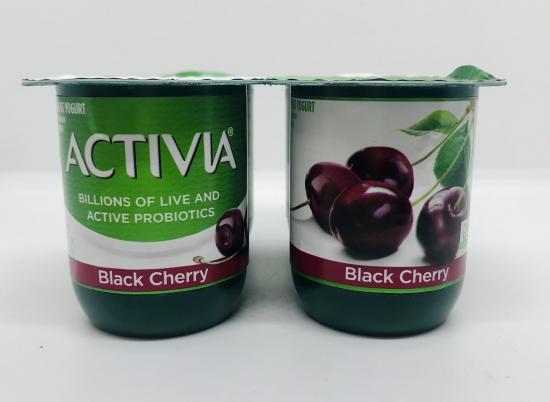 Activia lowfat Black cherry yogurt 113g x 4