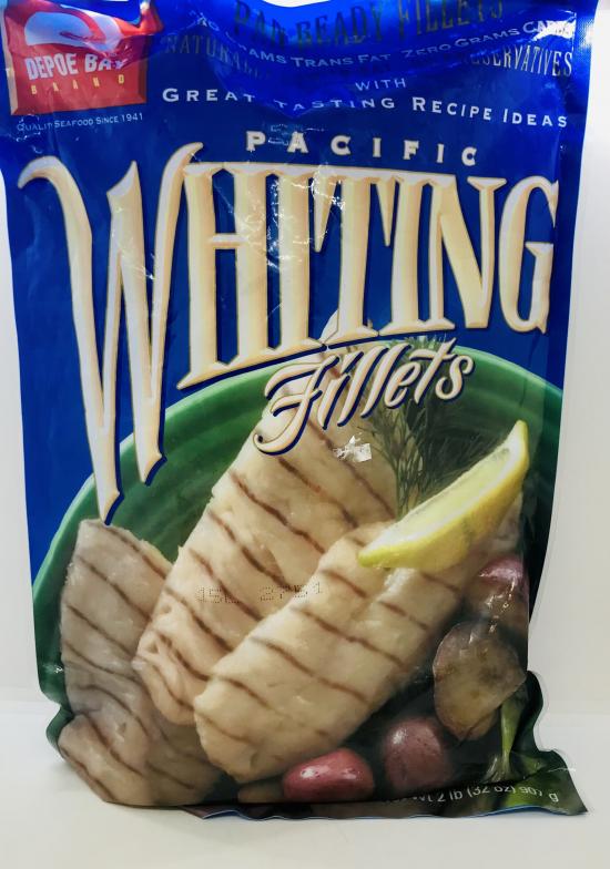 Depoe Bay Pacific Whiting Fillets Keep Frozen 907g