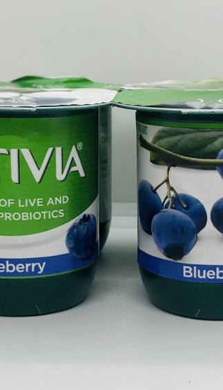 Activia lowfat blueberry yogurt 113g x 4