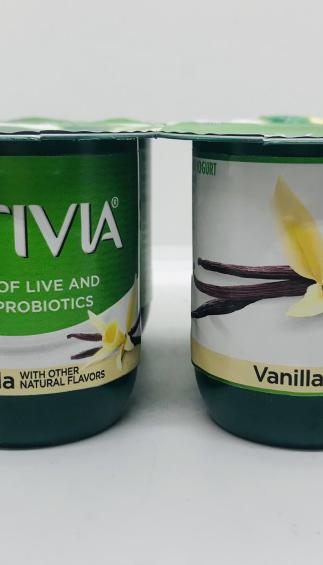 Activia lowfat Vanilla yogurt 113g x 4