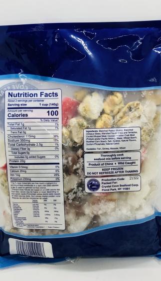 Crystal Blue Seafood Mix Mariscada 454g