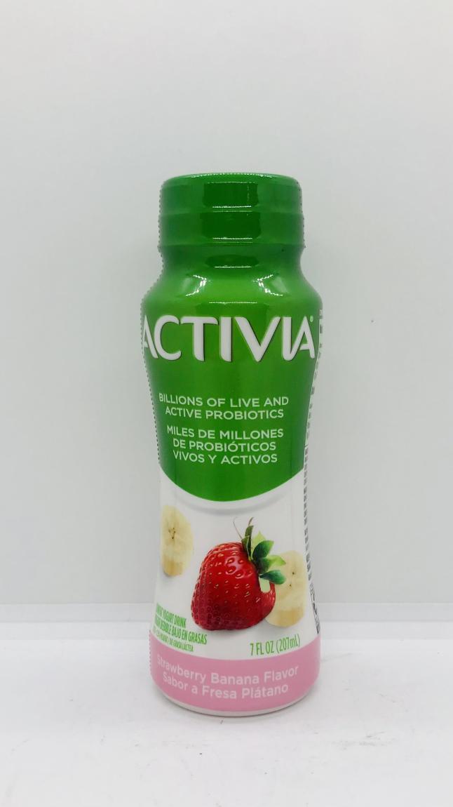 Activia Yogurt strawberry banana 207ml.