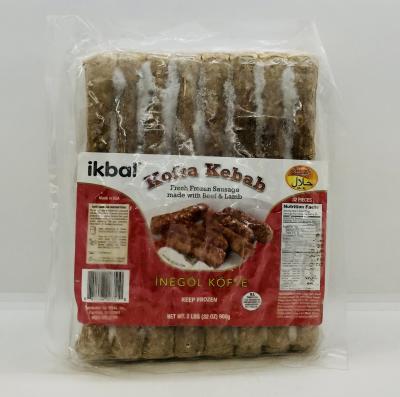 Ikbal Kofta Kebab Fresh Frozen Sausage 908g.