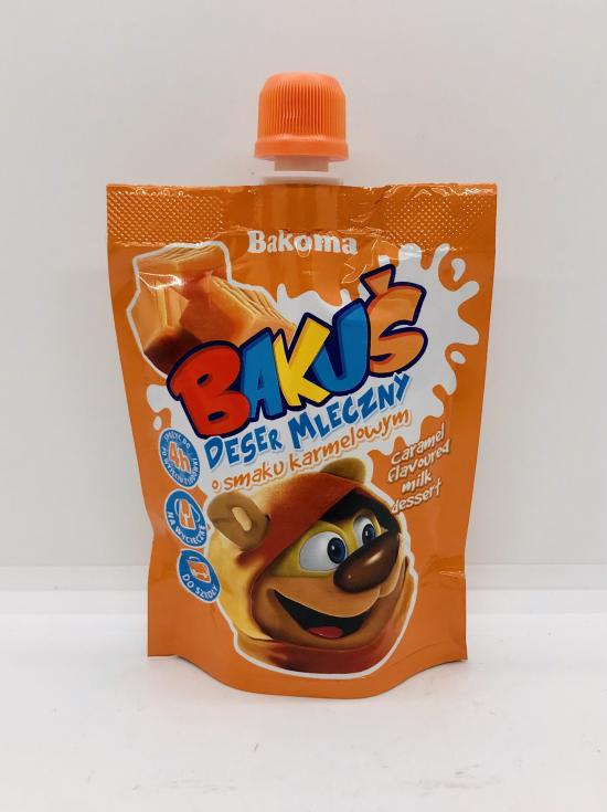 Bakoma Bakus Chocolate-nut milk dessert 80g.