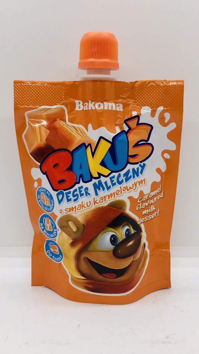 Bakoma Bakus Chocolate-nut milk dessert 80g.