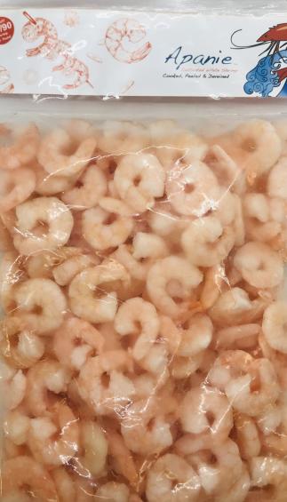 Apanie Cultivated White Shrimp Cooked, Peeled & Deveined 907g