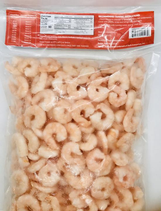 Apanie Cultivated White Shrimp Cooked, Peeled & Deveined 907g