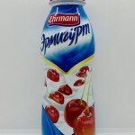 Ermighurt yogurt drink Cherries 420g.