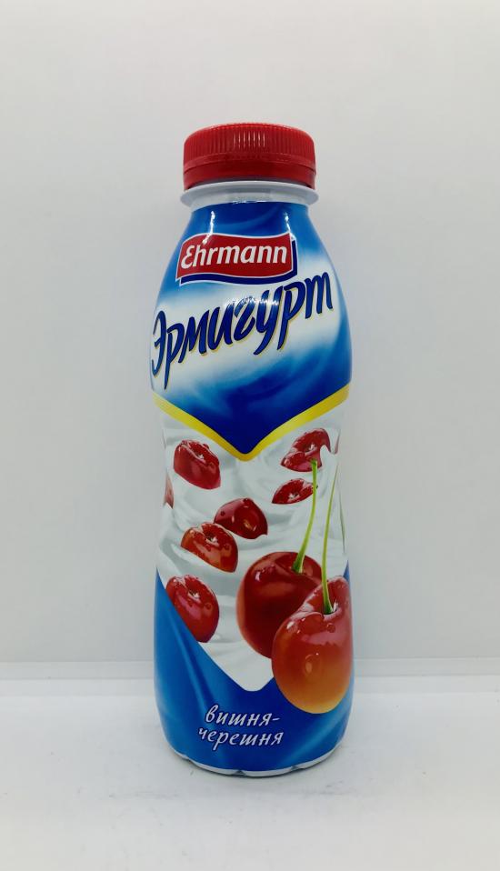 Ermighurt yogurt drink Cherries 420g.