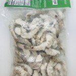 Raw Fresh Frozen Peeled & Deveined Tail-On Shrimps-IQF 908g